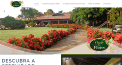 Desktop Screenshot of hotelpousadachaledasflores.com.br